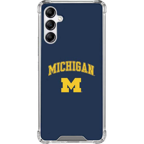 University of Michigan M Galaxy A14 5G Clear Case