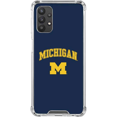 University of Michigan M Galaxy A32 5G Clear Case