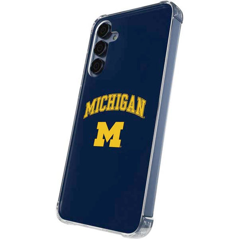 University of Michigan M Galaxy A35 5G Clear Case