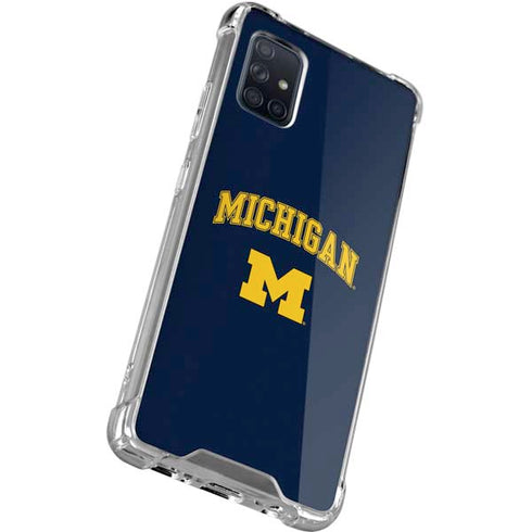 University of Michigan M Galaxy A51 5G Clear Case