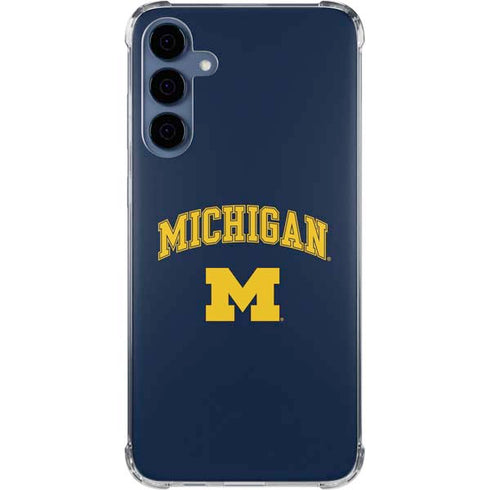 University of Michigan M Galaxy A55 5G Clear Case