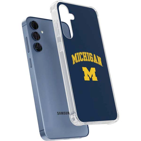 University of Michigan M Galaxy A55 5G Clear Case