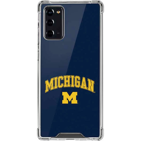 University of Michigan M Galaxy Note20 5G Clear Case