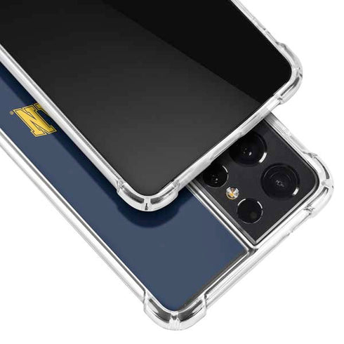 University of Michigan M Galaxy S21 Ultra 5G Clear Case