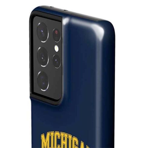 University of Michigan M Galaxy S21 Ultra 5G Pro Case