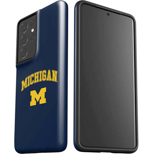 University of Michigan M Galaxy S21 Ultra 5G Pro Case