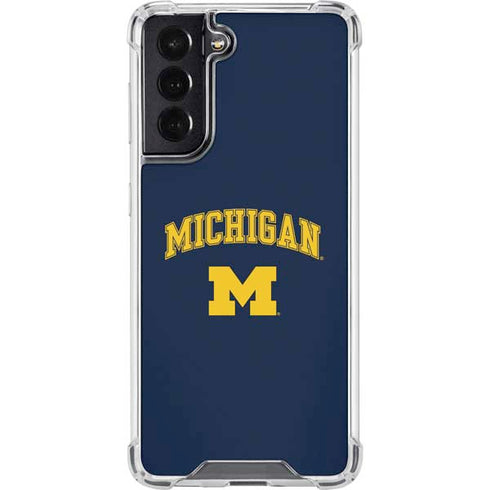 University of Michigan M Galaxy S22 Clear Case