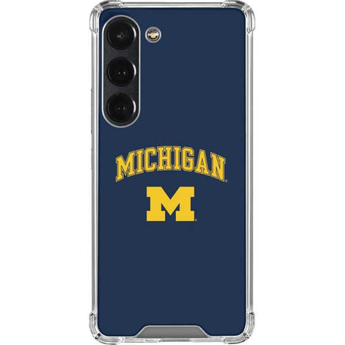 University of Michigan M Galaxy S23 Clear Case