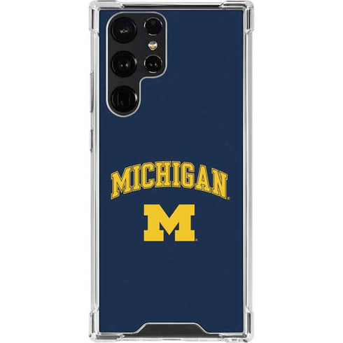 University of Michigan M Galaxy S23 Ultra Clear Case