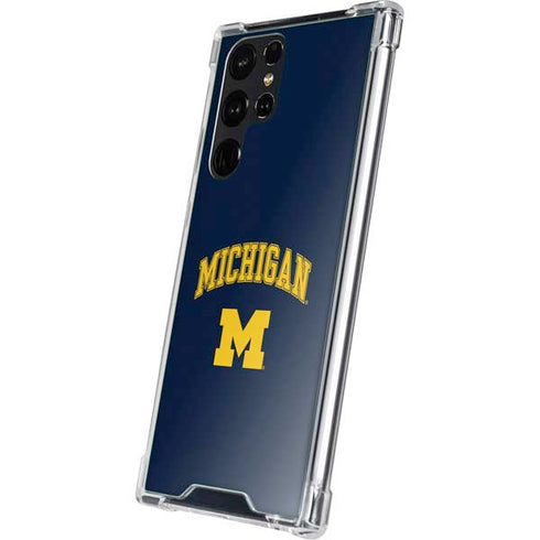 University of Michigan M Galaxy S23 Ultra Clear Case
