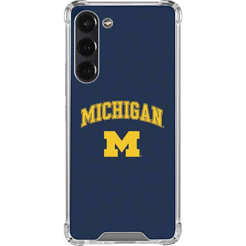 University of Michigan M Galaxy S24 FE Clear Case