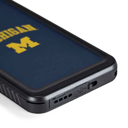 University of Michigan M Galaxy S24 Waterproof Case