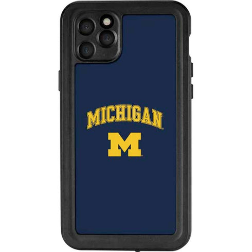 University of Michigan M iPhone 11 Pro Max Waterproof Case