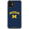 University of Michigan M iPhone 12 Clear Case