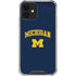 University of Michigan M iPhone 12 Clear Case