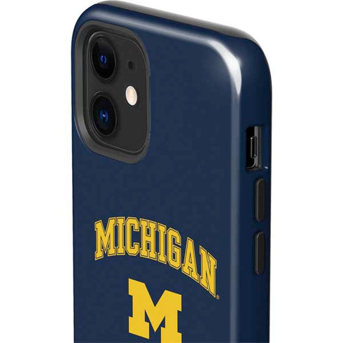University of Michigan M iPhone 12 Impact Case