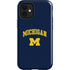 University of Michigan M iPhone 12 Mini Impact Case