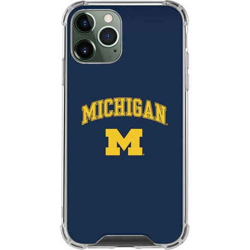 University of Michigan M iPhone 12 Pro Max Clear Case