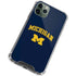 University of Michigan M iPhone 12 Pro Max Clear Case