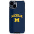 University of Michigan M iPhone 14 Plus Clear Case