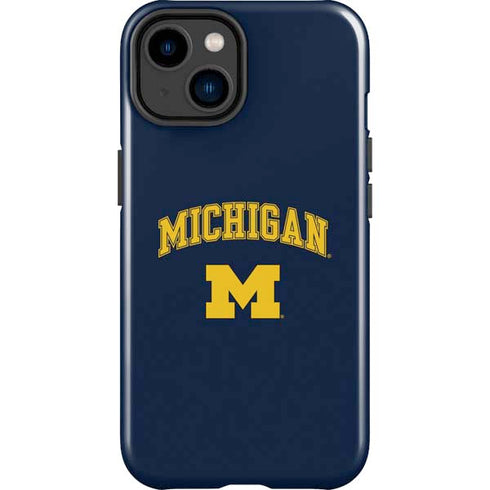 University of Michigan M iPhone 14 Plus Impact Case