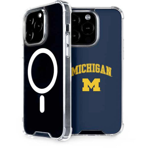University of Michigan M iPhone 14 Pro MagSafe Case