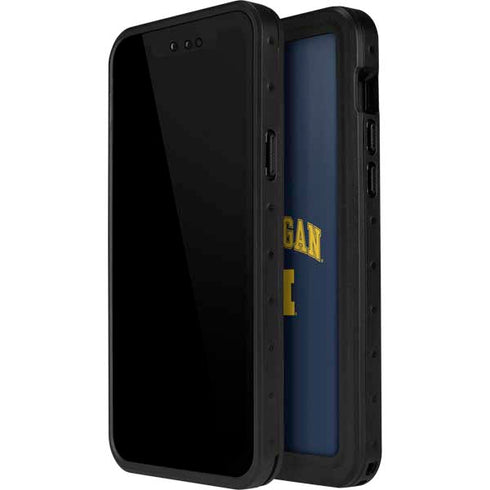 University of Michigan M iPhone 14 Pro Waterproof Case