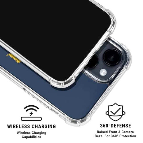 University of Michigan M iPhone 15 Clear Case