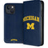 University of Michigan M iPhone 15 Plus Folio Case