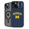 University of Michigan M iPhone 15 Plus Kickstand Case