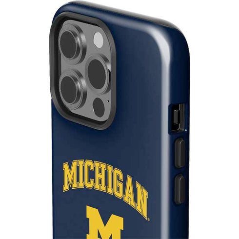 University of Michigan M iPhone 15 Pro Impact Case