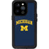 University of Michigan M iPhone 15 Pro Waterproof Case