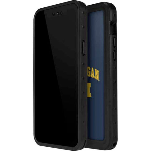 University of Michigan M iPhone 15 Pro Waterproof Case
