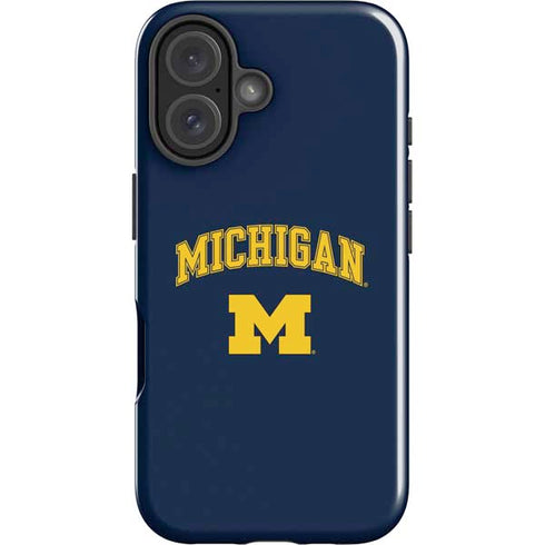 University of Michigan M iPhone 16 Impact Case
