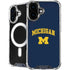 University of Michigan M iPhone 16 MagSafe Case
