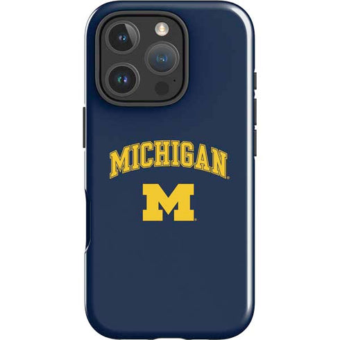 University of Michigan M iPhone 16 Pro Impact Case