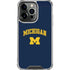 University of Michigan M iPhone 16 Pro Max Clear Case