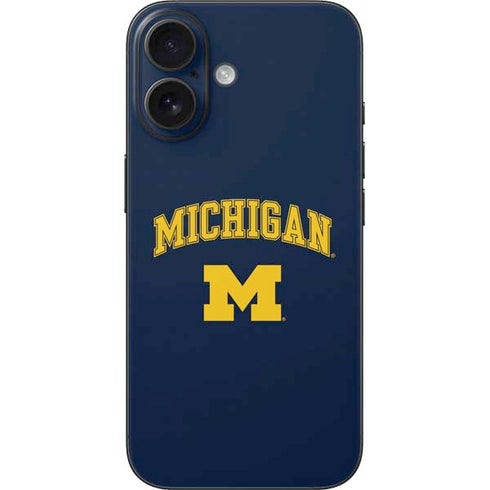 University of Michigan M iPhone 16 Skin