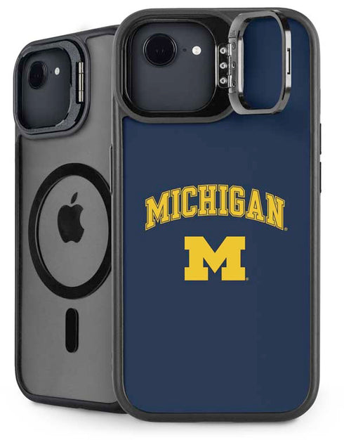 University of Michigan M iPhone 16e Kickstand Case
