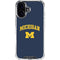 University of Michigan M iPhone 17 Clear Case