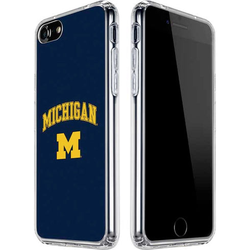 University of Michigan M iPhone SE (2nd & 3rd Gen) Clear Case