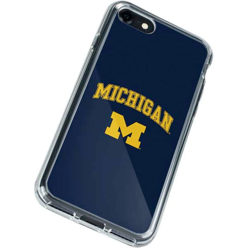 University of Michigan M iPhone SE (2nd & 3rd Gen) Clear Case
