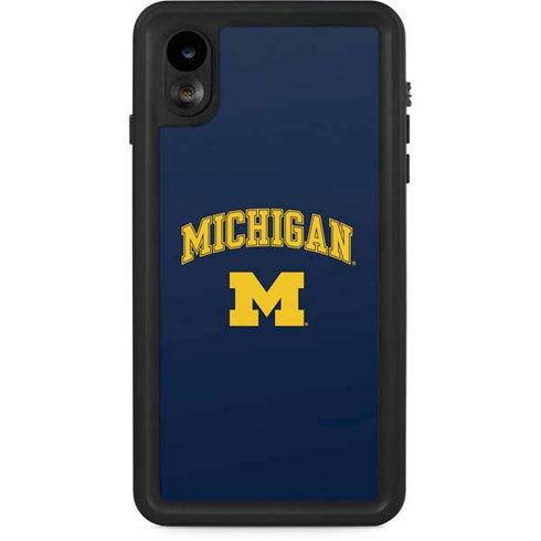 University of Michigan M iPhone XR Waterproof Case