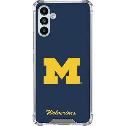 University of Michigan M Logo Bold Galaxy A13 5G Clear Case