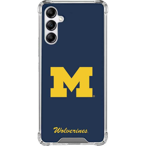 University of Michigan M Logo Bold Galaxy A14 5G Clear Case