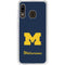 University of Michigan M Logo Bold Galaxy A20 Clear Case