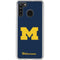 University of Michigan M Logo Bold Galaxy A21 Clear Case