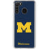 University of Michigan M Logo Bold Galaxy A21 Clear Case