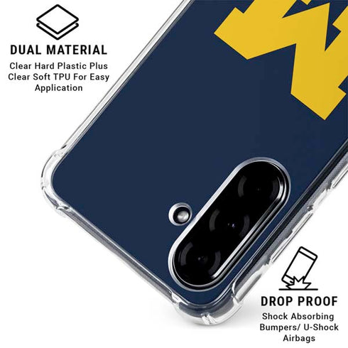 University of Michigan M Logo Bold Galaxy A36 5G Clear Case