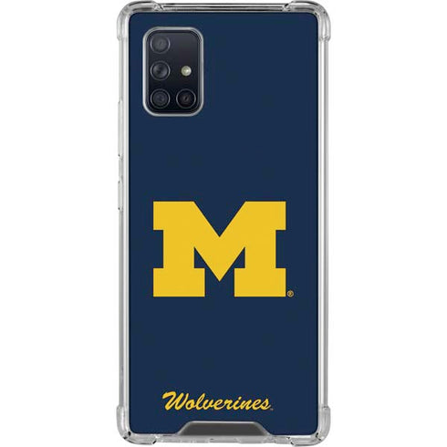 University of Michigan M Logo Bold Galaxy A71 5G Clear Case